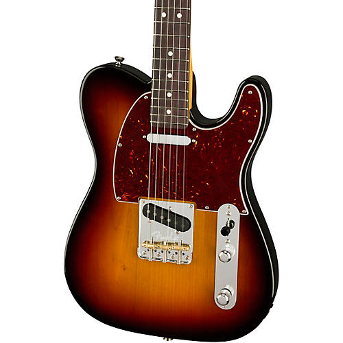 Fender American Professional II Telecaster Rosewood Fingerboard Electric Guitar Mystic Surf Green - musicians--Friend