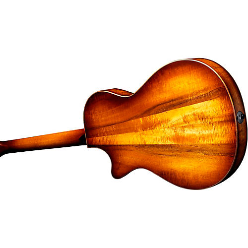 Taylor Custom Redwood-Figured Hawaiian Koa Grand Concert Acoustic-Electric Guitar Shaded Edge Burst - musicians--Friend