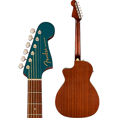 Fender Newporter Player Limited-Edition Acoustic-Electric Guitar Arctic White - musicians--Friend