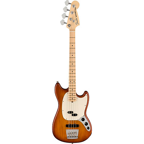 Fender American Performer Limited-Edition Mustang Electric Bass Guitar Satin Honey Burst - musicians--Friend