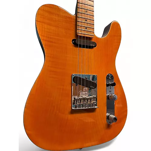 Used Fender American Select Flame Maple Carved Top Telecaster FLAMED MAPLE Solid Body Electric Guitar FLAMED MAPLE - musicians--Friend
