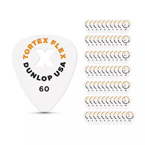 Dunlop Tortex Flex X Pick 1.0 mm 72 Pack - musicians--Friend