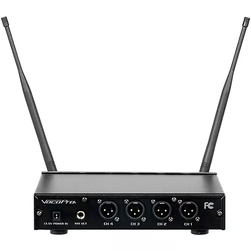 VocoPro USB-ACAPELLA-4 4-Channel Wireless Microphone/USB Interface Package, 902-927.2mHz Set A - musicians--Friend
