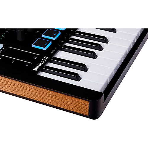 Arturia MiniLab 3 Hybrid Keyboard Controller Deep Black - musicians--Friend