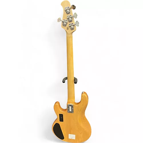 Used Ernie Ball Music Man Stingray HH 4 String Natural Electric Bass Guitar Natural - musicians--Friend