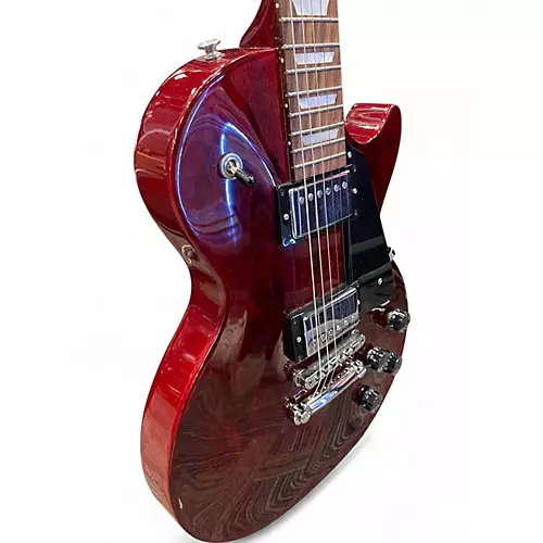 Used Gibson Les Paul Studio Red Solid Body Electric Guitar Red - musicians--Friend