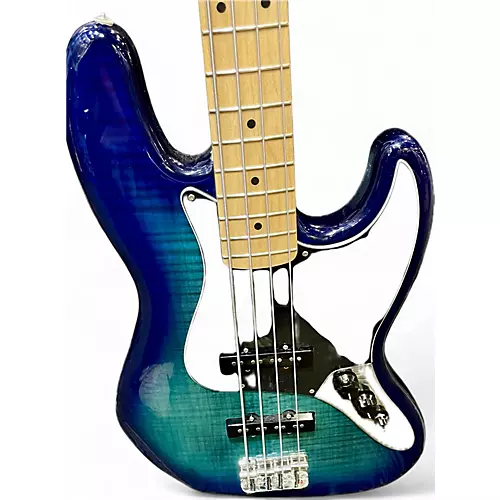Used Fender Player Jazz Bass Blue Burst Electric Bass Guitar Blue Burst - musicians--Friend