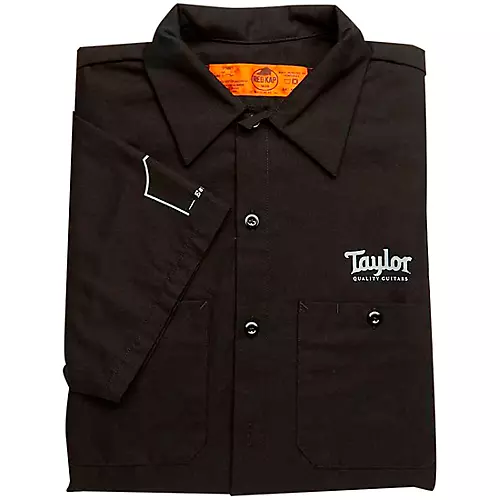 Taylor Crown Logo Work Shirt X Large Black - musicians--Friend