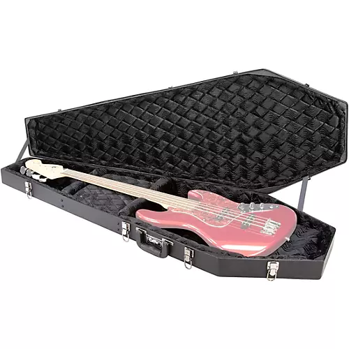 Coffin Case B-195 Bass Guitar Coffin Case Black Black - musicians--Friend