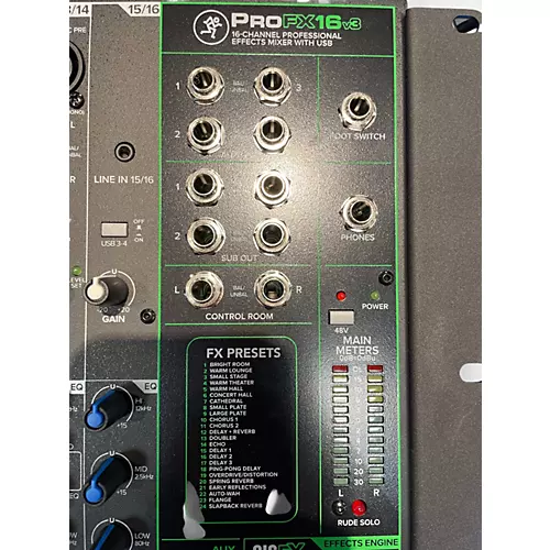 Used Mackie PROFX16 V3 Digital Mixer - musicians--Friend