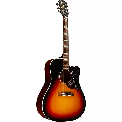 Gibson Hummingbird Studio EC Acoustic-Electric Guitar Tri-Burst Satin - musicians--Friend