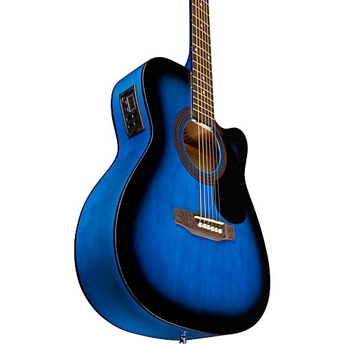 Rogue RA-090 Concert Cutaway Acoustic-Electric Guitar Mahogany - musicians--Friend