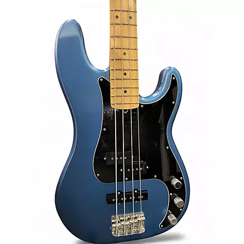 Used Fender American Performer Precision Bass Satin Lake Placid Blue Electric Bass Guitar Satin Lake Placid Blue - musicians--Friend