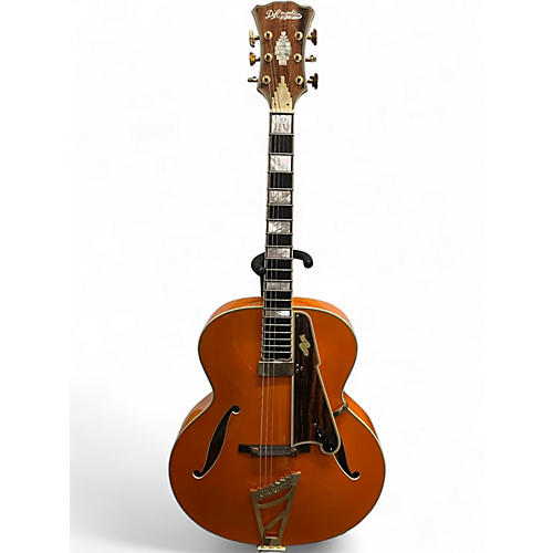 Used D'Angelico Excel Series Style B Throwback Amber Hollow Body Electric Guitar Amber - musicians--Friend