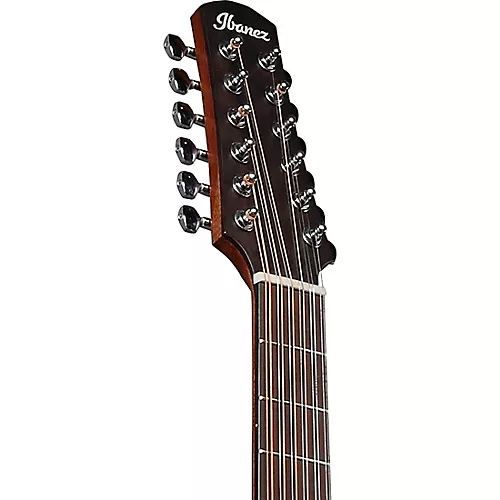 Ibanez AAD1012E Advanced 12-String Sitka Spruce-Okoume Dreadnought Acoustic-Electric Guitar Natural - musicians--Friend