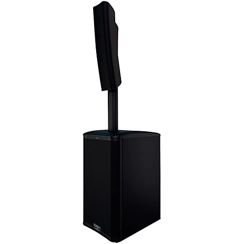 QSC KC12 Active 3-Way Column Loudspeaker, Black - musicians--Friend