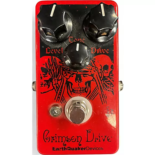 Used EarthQuaker Devices Crimson Drive Germanium Overdrive Effect Pedal - musicians--Friend