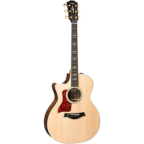 Taylor 414ce V-Class Special Edition Grand Auditorium Left-Handed Acoustic-Electric Guitar Natural - musicians--Friend