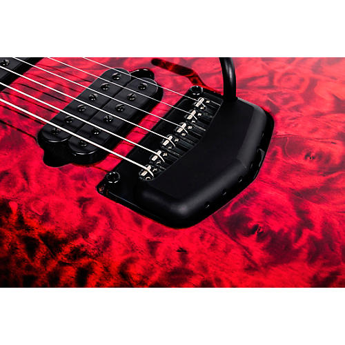 Ernie Ball Music Man John Petrucci BFR Majesty 6 Quilt Top Electric Guitar Red Nebula - musicians--Friend