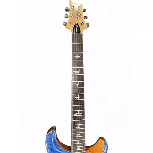 Used PRS SE Custom 24 Whale Blue Solid Body Electric Guitar Whale Blue - musicians--Friend