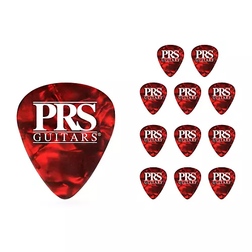 PRS Tortoise Shell Celluloid Guitar Picks Heavy 12 Pack - musicians--Friend