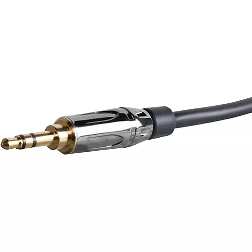Livewire Elite Interconnect Cable 3.5 mm TRS Male to 3.5 mm TRS Male 9 ft. Black - musicians--Friend