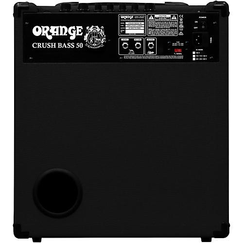 Orange Amplifiers Crush Bass 50 50W 1x12 Bass Combo Amplifier Orange - musicians--Friend