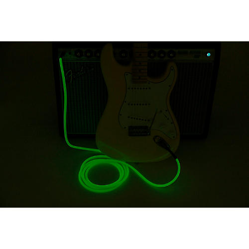 Fender Professional Series Glow in the Dark Straight to Straight Instrument Cable 10 ft. Orange - musicians--Friend