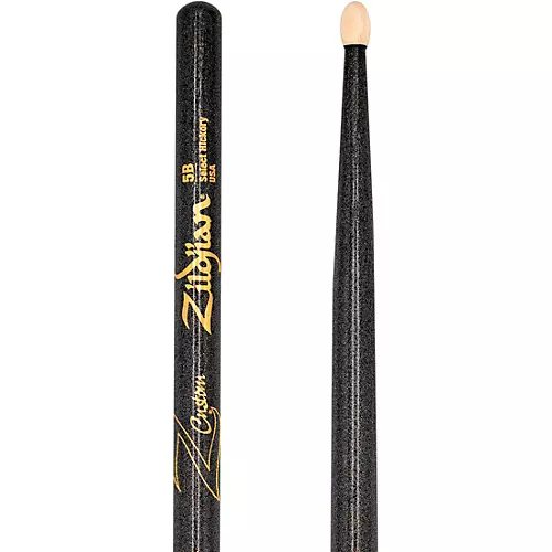 Zildjian Limited-Edition Z Custom Black Chroma Drum Sticks 5B Wood - musicians--Friend