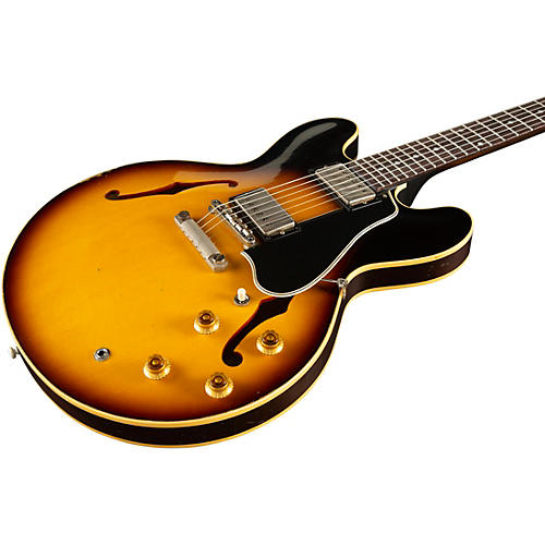 Gibson Custom Murphy Lab 1958 ES-335 Heavy Aged Semi-Hollow Electric Guitar Dirty Blonde - musicians--Friend