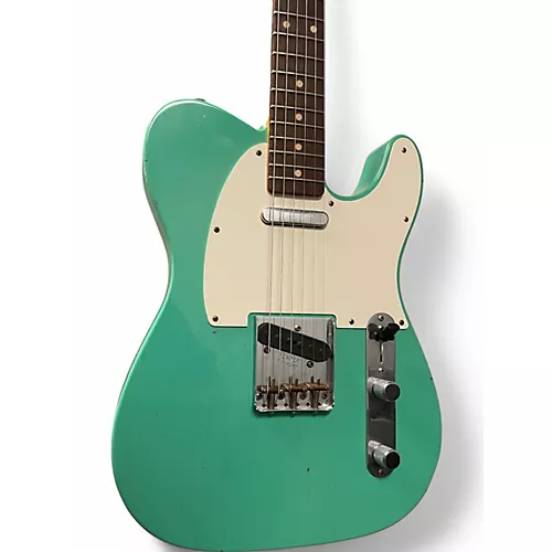 Used 2022 Fender LTD 60 Telecaster Jrn Mint Green Solid Body Electric Guitar Mint Green - musicians--Friend