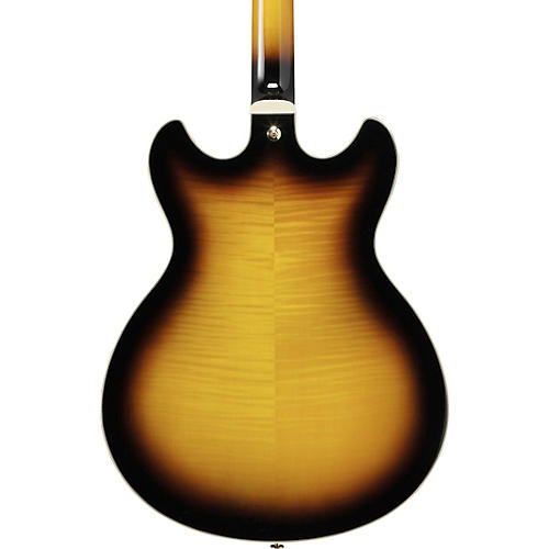 Ibanez Artcore Expressionist AS93FM Electric Guitar Antique Yellow Sunburst - musicians--Friend