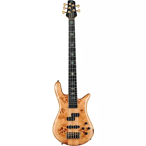 Spector Euro 5 Custom 5 String Electric Bass Natural Black Burst Gloss - musicians--Friend