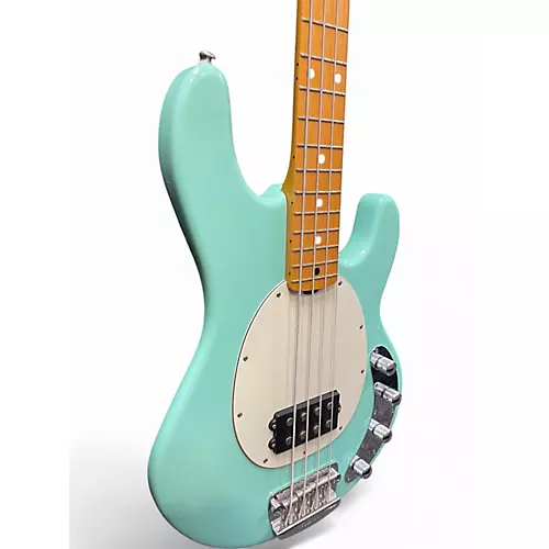 Used Ernie Ball Music Man Sterling 4 String Turquoise Electric Bass Guitar Turquoise - musicians--Friend