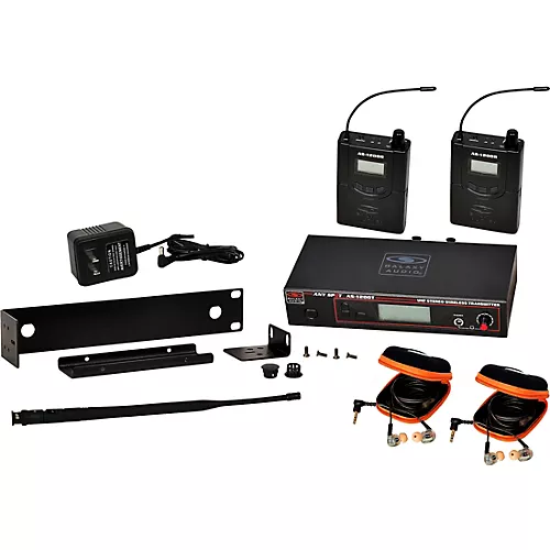 Galaxy Audio 1200 Series Wireless Personal Monitor Twin Pack With EB10 Ear Buds Band N - musicians--Friend