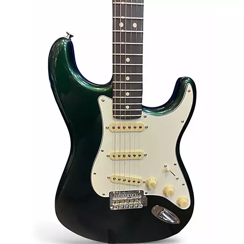 Used Fender 60th Anniversary Stratocaster Racing GREEN Solid Body Electric Guitar Racing GREEN - musicians--Friend