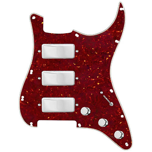 920D Custom Stadium Triple Mini Humbucker Loaded Pickguard for Strat With S7W-500K Wiring Harness Aged White - musicians--Friend