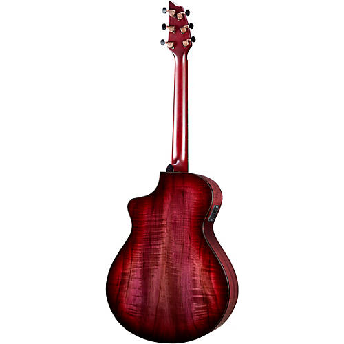 Breedlove Pursuit Exotic S CE Concert Acoustic-Electric Guitar Blackberry - musicians--Friend