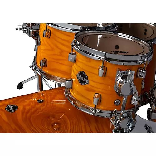 Ddrum Dominion Birch 5-Piece Shell Pack With Ash Veneer Red Burst - musicians--Friend