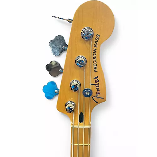 Used Fender Player Plus Active Precision Bass Jade Pearl Metallic Electric Bass Guitar Jade Pearl Metallic - musicians--Friend