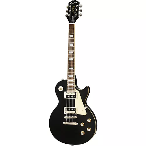 Epiphone Les Paul Classic Electric Guitar Ebony - musicians--Friend