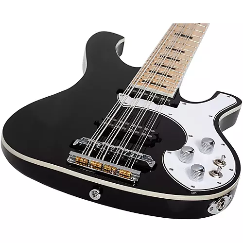 Schecter Guitar Research Stargazer-12 12-String Electric Bass Gloss Black - musicians--Friend