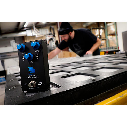 Keeley Blues Disorder Overdrive & Distortion Effects Pedal Black/Blue - musicians--Friend