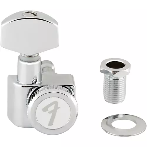 Fender Locking Stratocaster/Telecaster Machine Heads, All Short Post, Chrome (6) Chrome 6 String - musicians--Friend