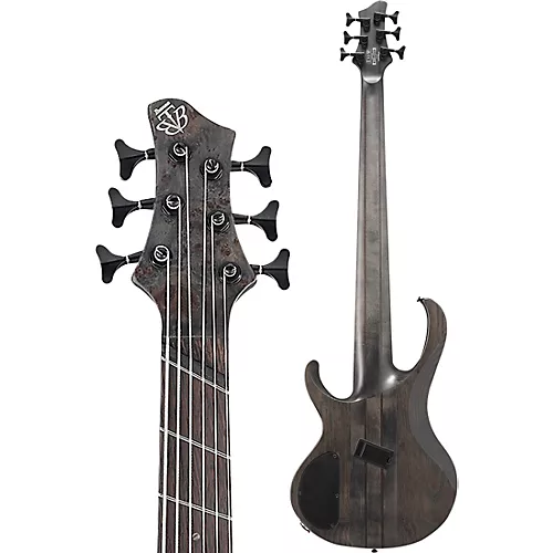 Ibanez BTB806MS 6-String Multi Scale Electric Bass Transparent Gray Flat - musicians--Friend