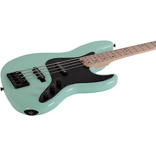 Schecter Guitar Research J-4 Maple Fingerboard Bass Sea Foam Green Black Pickguard - musicians--Friend