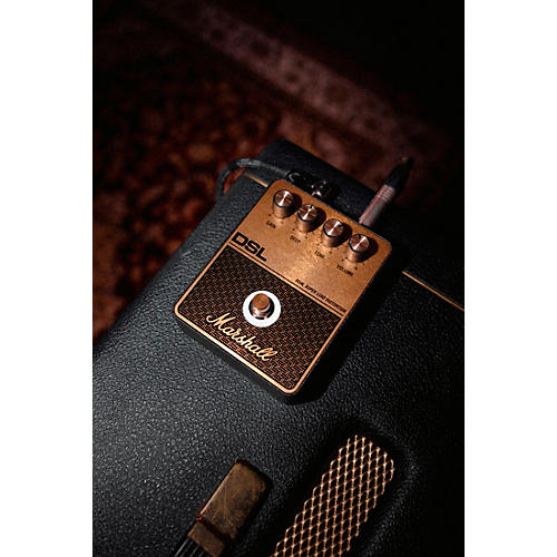 Marshall DSL Overdrive Effects Pedal Black and Gold - musicians--Friend