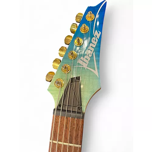 Used Ibanez RG421HPFM BLUE REEF GRADUATION Solid Body Electric Guitar BLUE REEF GRADUATION - musicians--Friend