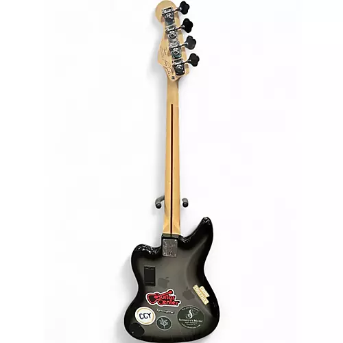Used Squier Troy Sanders Signature Jaguar Silverburst Electric Bass Guitar Silverburst - musicians--Friend