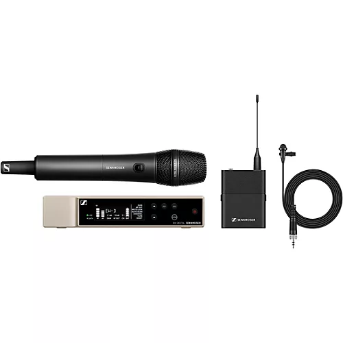 Sennheiser EW-D Evolution Wireless Digital System With ME 2 Omnidirectional Lavalier and 835 Microphone Module Q1-6 - musicians--Friend